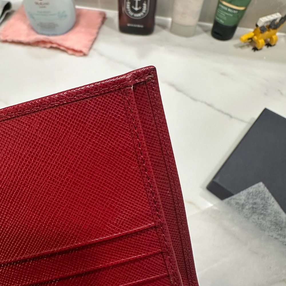 Authentic Prada Wallet (Red Color) - Picture 11 of 13